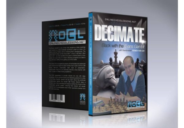 ویدئو "ویران کردن سیاه با گامبی اِوانس" با تدریس رونن هار-زوی (Ronen Har-Zvi _ Decimate Black with the Evans Gambit)