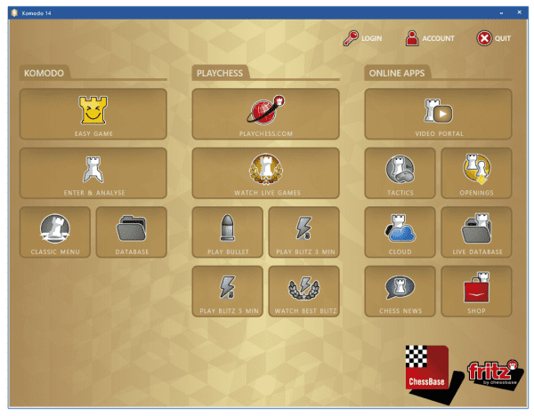 نرم افزار "KomodoChess14.v17.19.0.0"