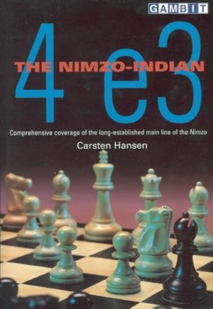 کتاب "دفاع نیمزوهندی، شاخه‌ی 4.e3" اثر کارستن هانسن (Carsten Hansen - The Nimzo Indian:4 e3)